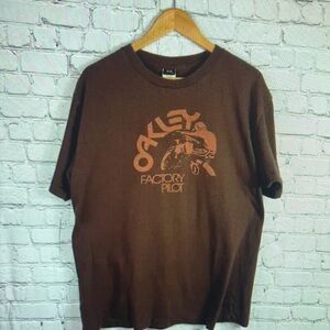 Oakley Chocolate Brown Factory Pilot Tee